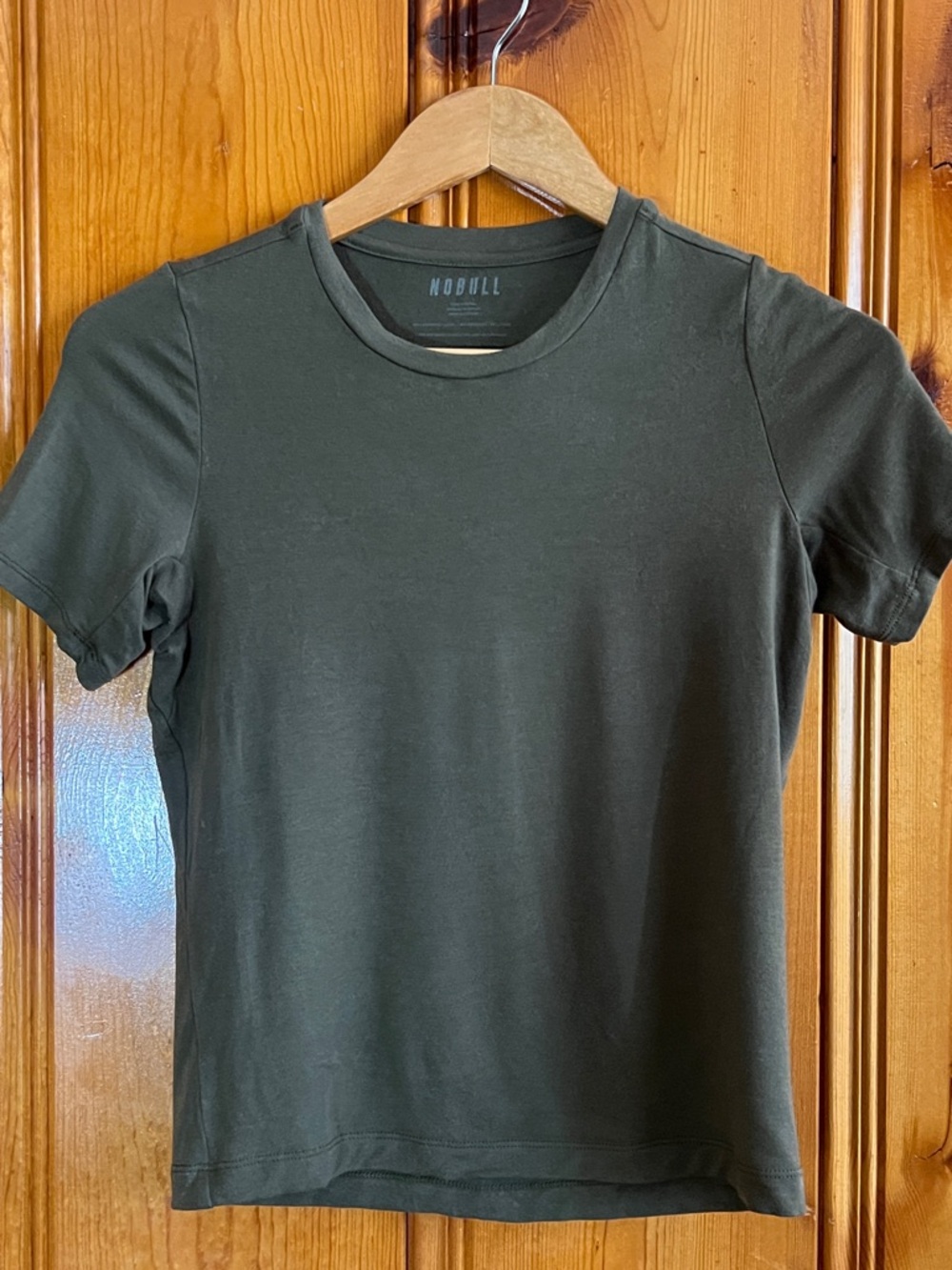NOBULL Military Green/Olive Fitted T-Shirt